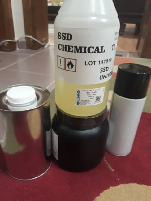 SSD CHEMICAL USE TO CLEAN BLACK NOTES