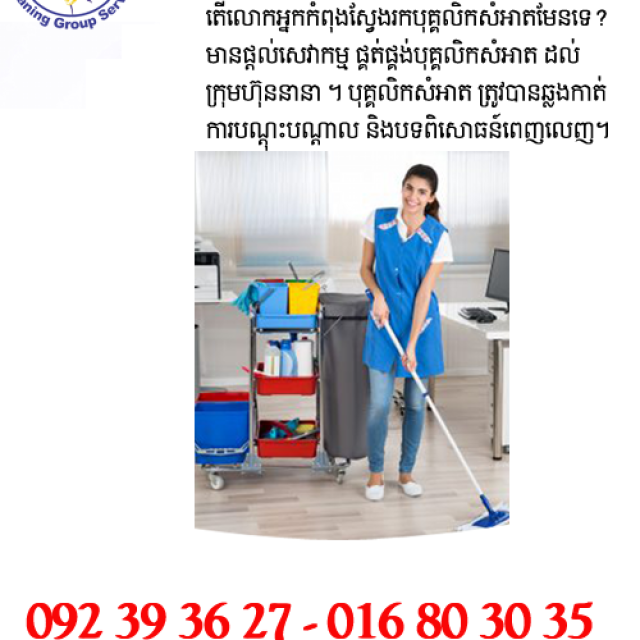 សេវាផ្តល់អ្នកសំអាត Provide Cleaner