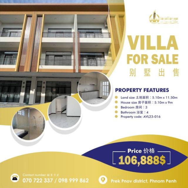 Link villa for sale AVL23-016