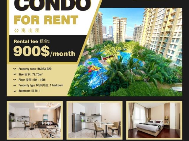 Condo for rent BCD23-020