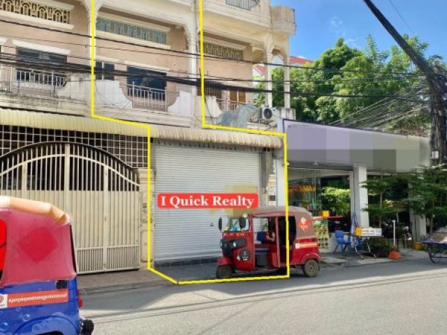 ផ្ទះអាជីវកម្មសម្រាប់ជួល នៅជិតផ្សារទួលទំពួង